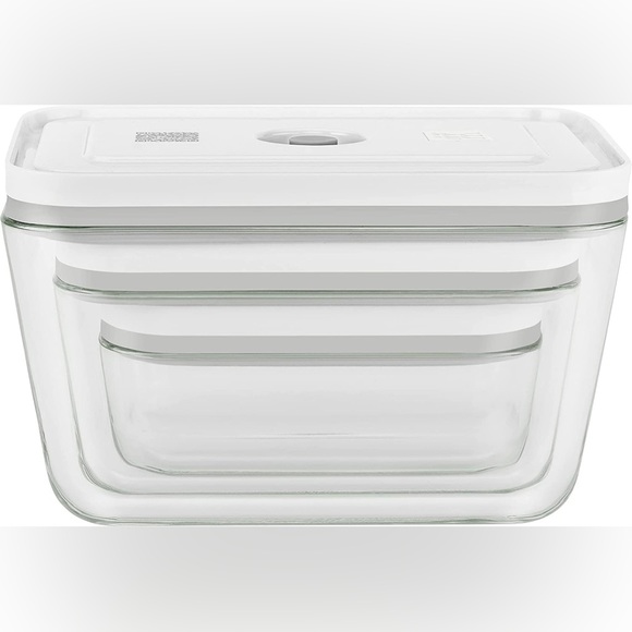 NIB ZWILLING Fresh & Save 3-pc Glass Food Storage Container, Meal Prep Container - Picture 4 of 14